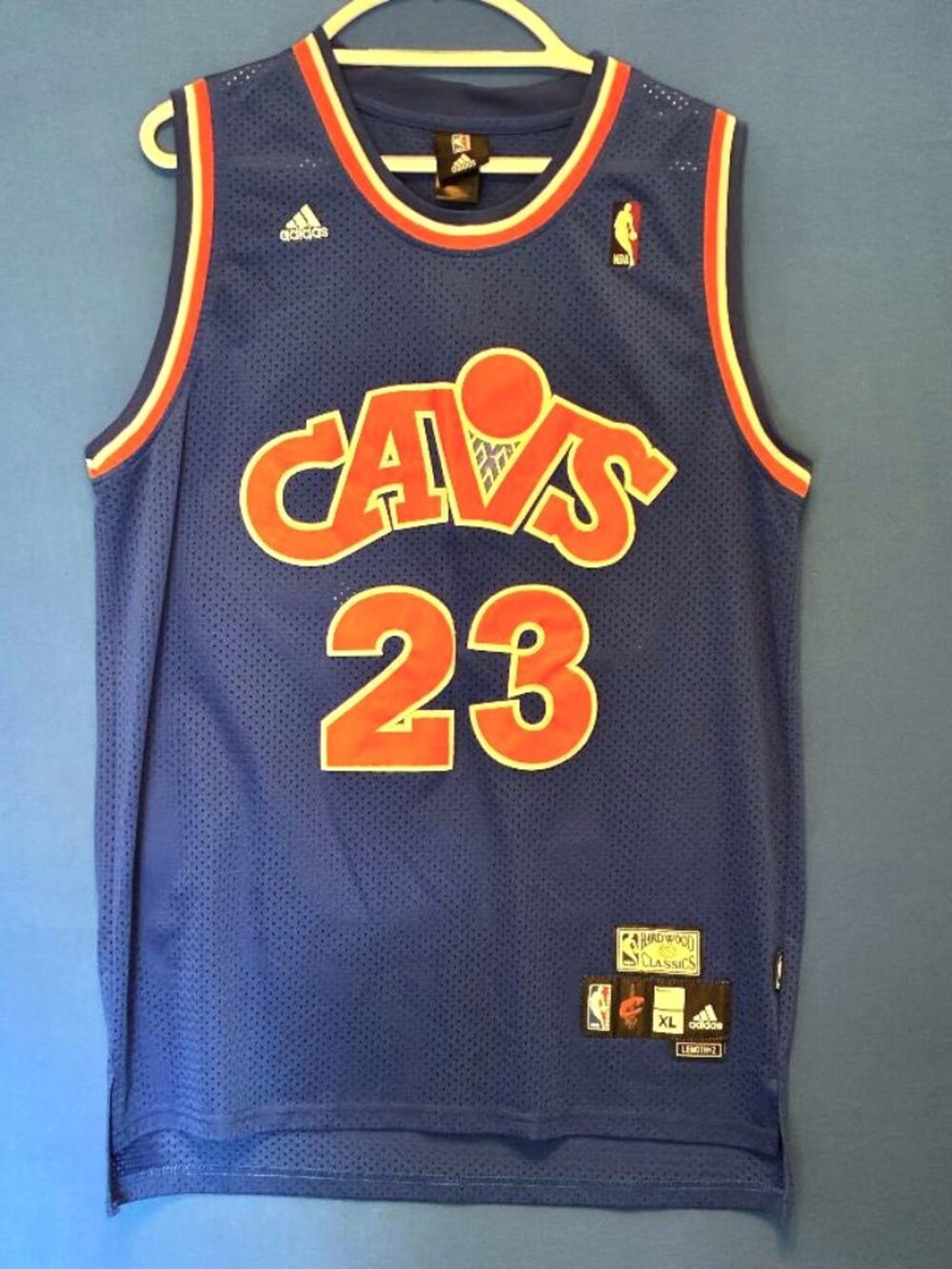LeBron James Cleveland Cavaliers Cavs adidas HWC Throwback #23 Jersey Mens Sz XL